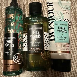 Bath & Body Works Emily in Paris Macaron Cloud Trio